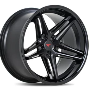 Ferrada Wheels CM1 - Matte Black / Gloss Black Lip