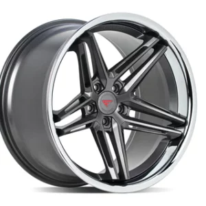 Ferrada Wheels CM1 - Matte Graphite / Chrome Lip