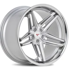 Ferrada Wheels CM1 - Machine Silver / Chrome Lip