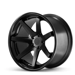 Ferrada Wheels FR1 - Matte Black / Gloss Black Lip