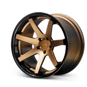 Ferrada Wheels FR1 - Matte Bronze / Gloss Black Lip