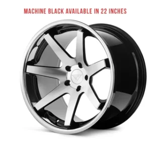 Ferrada Wheels FR1 - Machine Black / Chrome Lip