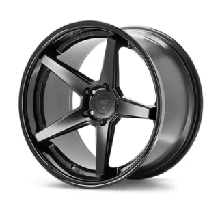 Ferrada Wheels FR3 - Matte Black / Gloss Black Lip