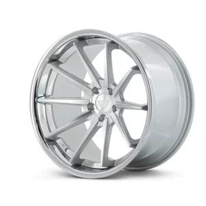 Ferrada Wheels FR4 - Machine Silver / Chrome Lip