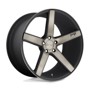 Niche M134 MILAN - MATTE BLACK MACHINED WITH DOUBLE DARK TINT