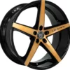 Lexani R4 - Brushed w/Bronze Tint & Gloss Blk