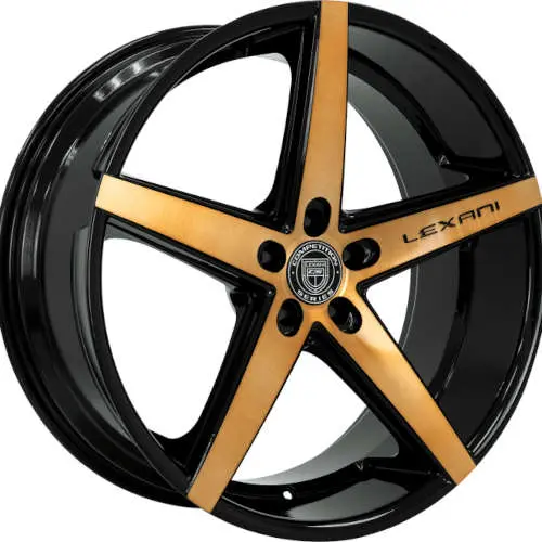 Lexani R4 - Brushed w/Bronze Tint & Gloss Blk