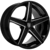 Lexani R4 - Brushed w/Bronze Tint & Gloss Blk