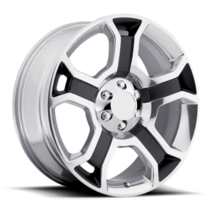 Performance Replicas PR127 - GLOSS BLACK/POLISHED SPOKES & LIP