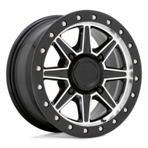 Black Rhino Powersports WEBB UTV - GLOSS BLACK WITH MACHINED FACE