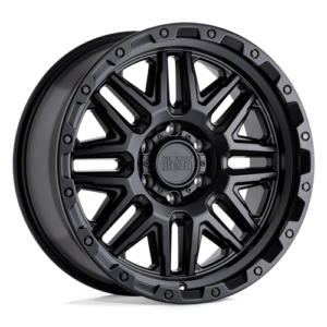 Black Rhino ALAMO - MATTE BLACK W/ BLACK BOLTS