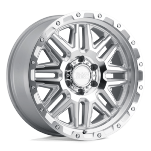 Black Rhino ALAMO - SILVER W/ MIRROR FACE & STAINLESS BOLTS