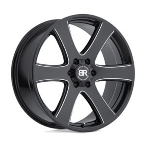 Black Rhino HAKA - GLOSS BLACK W/ MILLED SPOKES