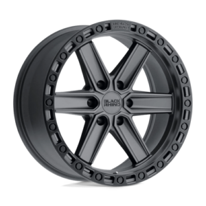 Black Rhino HENDERSON - GUN BLACK W/ BLACK RING