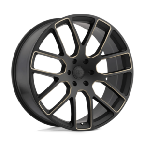 Black Rhino KUNENE - MATTE BLACK W/ DARK TINT MILLED SPOKES