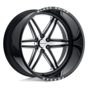 Black Rhino MARAUDER - GLOSS BLACK W/ MILLED SPOKES