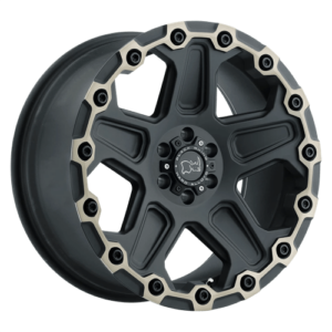 Black Rhino COG - MATTE BLACK W/ MACHINED FACE & DARK MATTE TINT